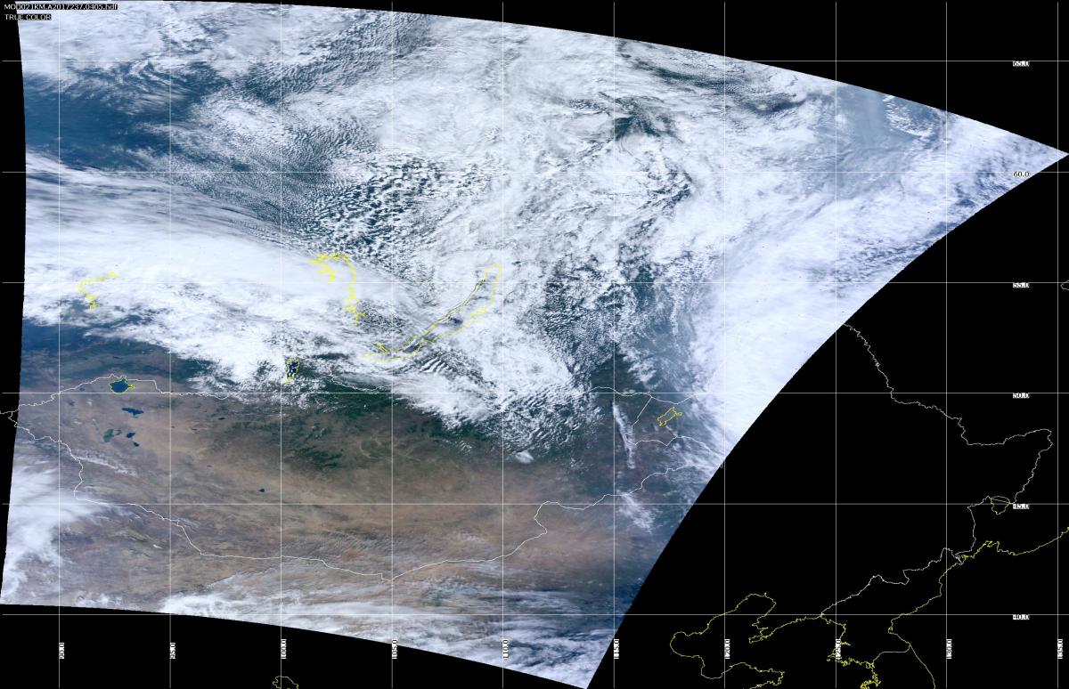 Terra MODIS Aug 25, 2017